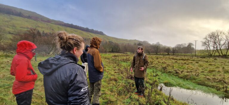 Team on site at Lake Windermere